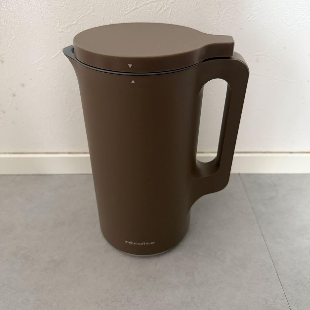 レコルト 自動調理ポット スープメーカー モカブラウン