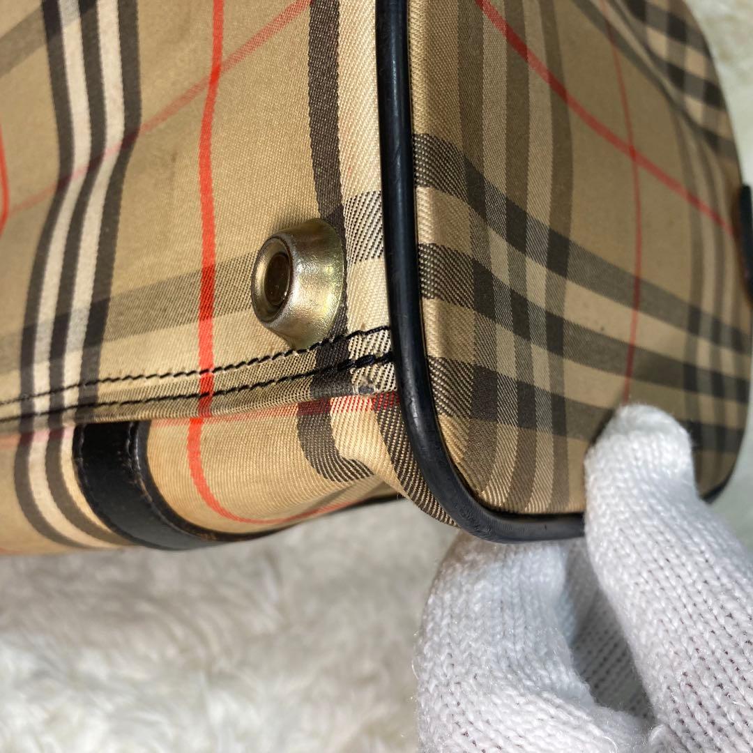 Burberrys ヴィンテージ バーバリーズ ボストンバッグ ノバチェック柄