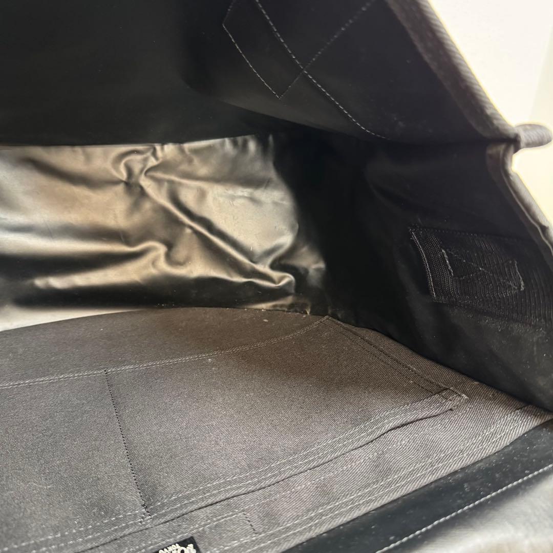 美品 ポーター ステイン メッセンジャーバッグ ショルダーバッグ A4 黒