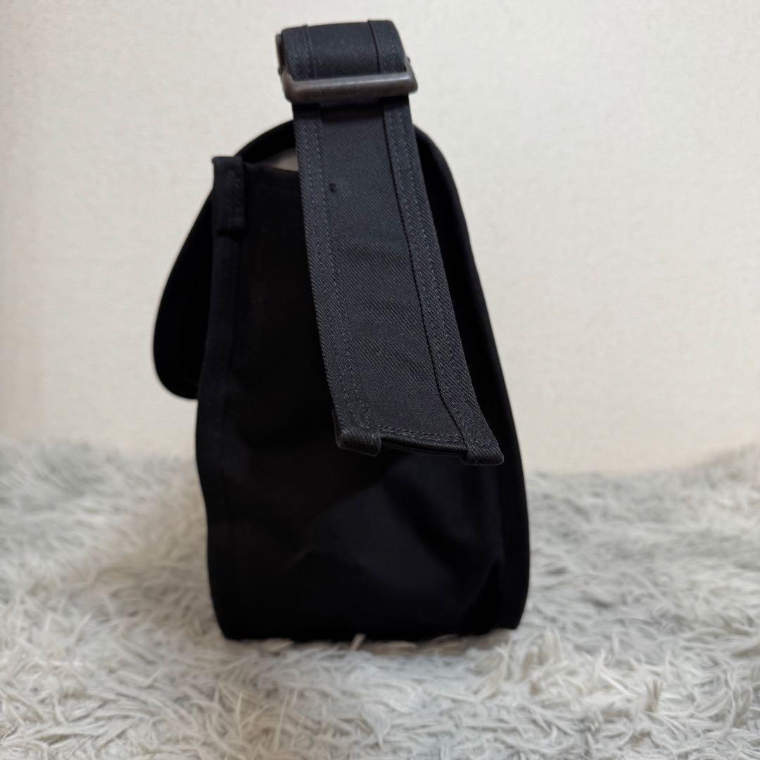 美品 ポーター ステイン メッセンジャーバッグ ショルダーバッグ A4 黒