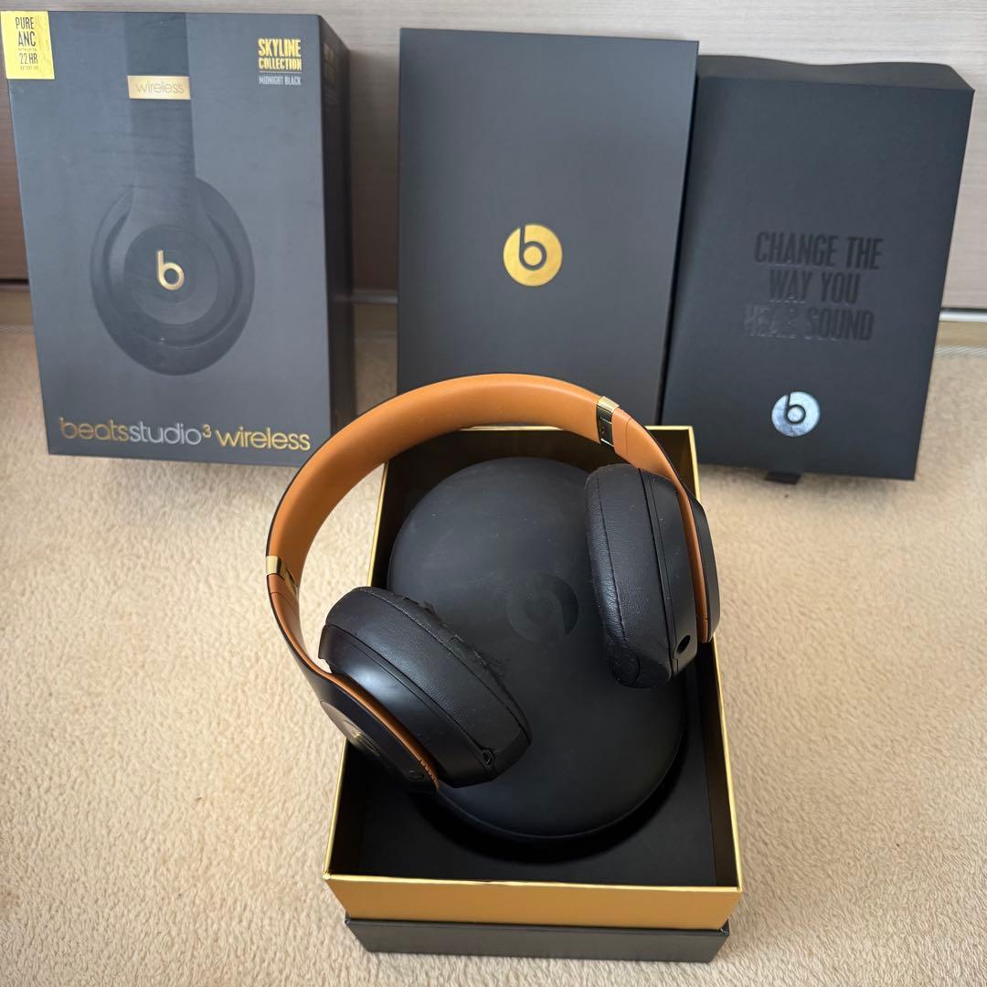 beats studio3 wireless オレンジ/ブラック