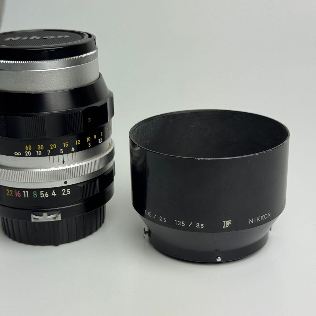 希少オールドレンズ Nikon NIKKOR-P Auto 105mm F2.5