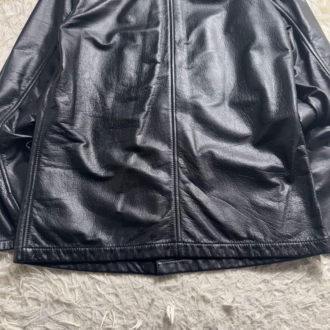 【美品】ヨウジヤマモト A.A.R ダーバン 牛革 シャツ ジャケット 黒 M