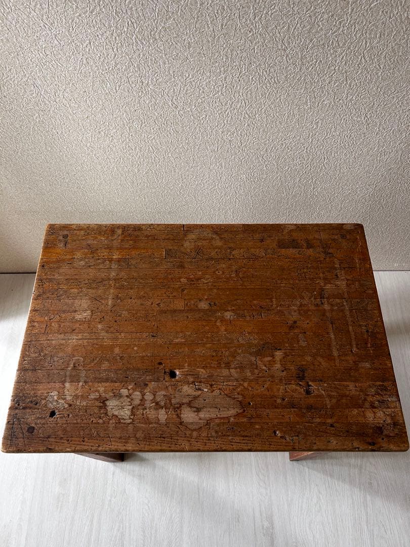 古道具　アンティーク　昭和レトロ　小学校机　机