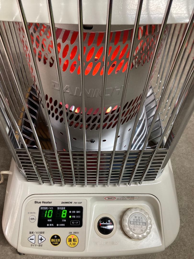 美品❕【送料無料‼】ダイニチ ブルーヒーターFM-103F④ 僅少ホワイト