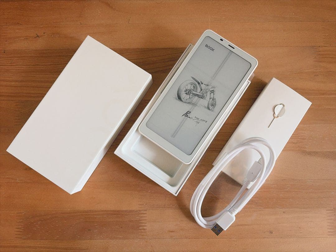 【ジャンク品】BOOX Palma ホワイト（液晶割れ・表示不良）