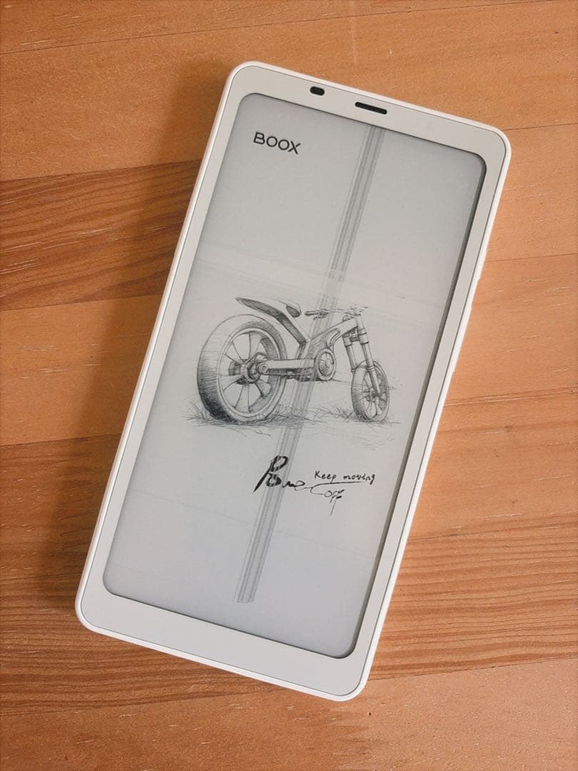 【ジャンク品】BOOX Palma ホワイト（液晶割れ・表示不良）