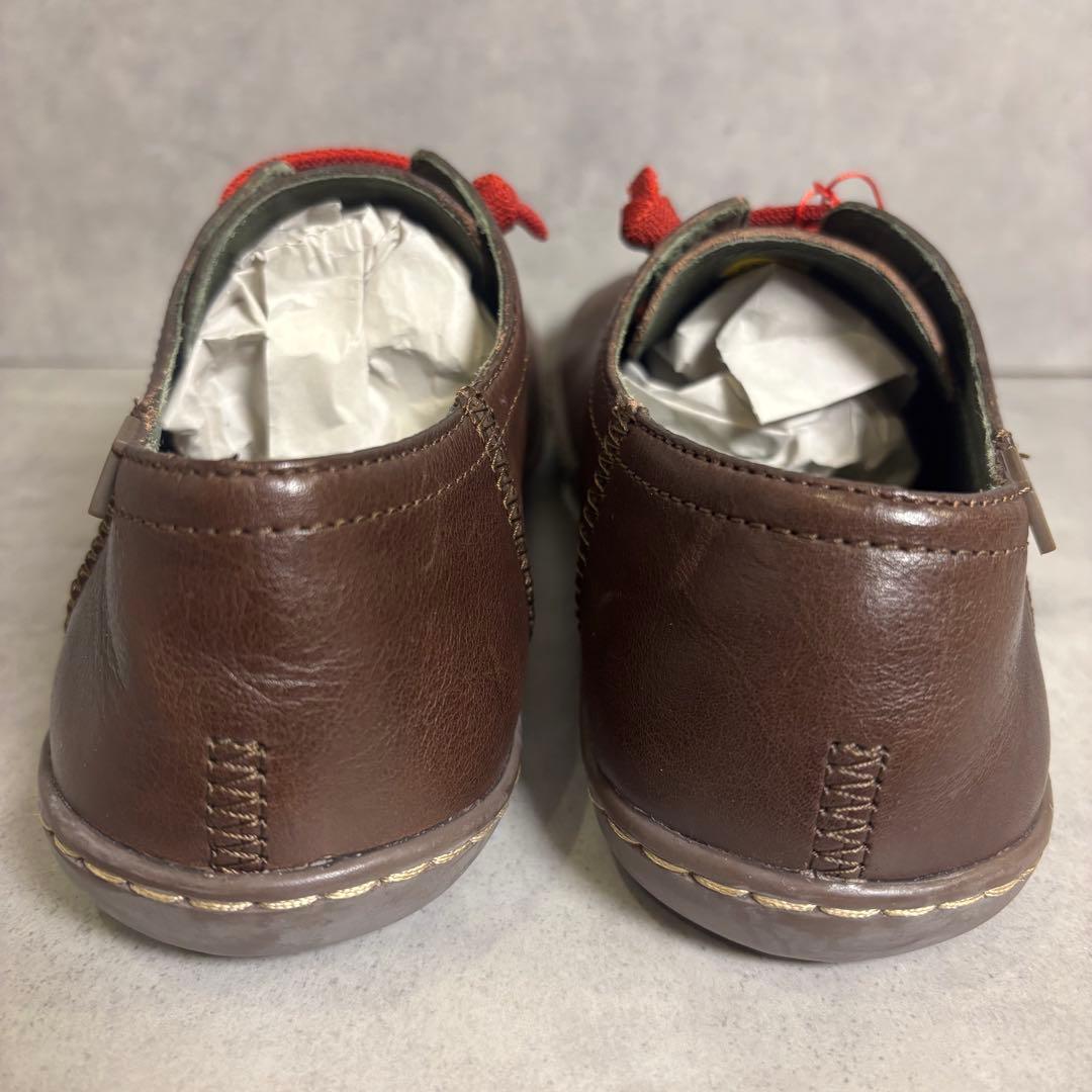 未使用品 カンペール ペウカミ レザースニーカー　ブラウン　37