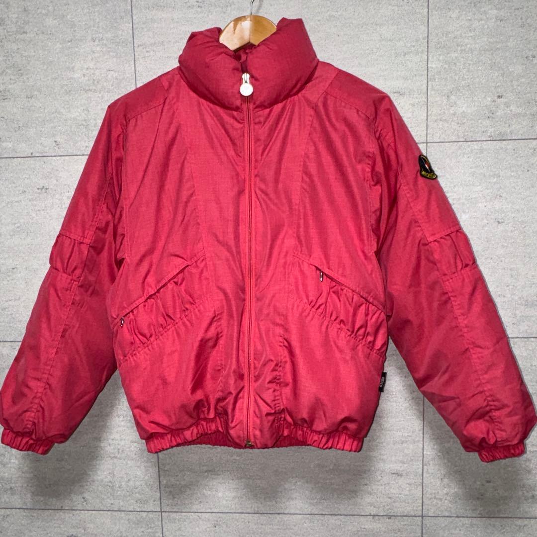 80s モンクレール asics スキーウェア ダウン ジャケット スノボ