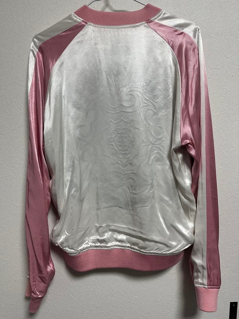 DIESEL ディーゼル スカジャン ピンク 白