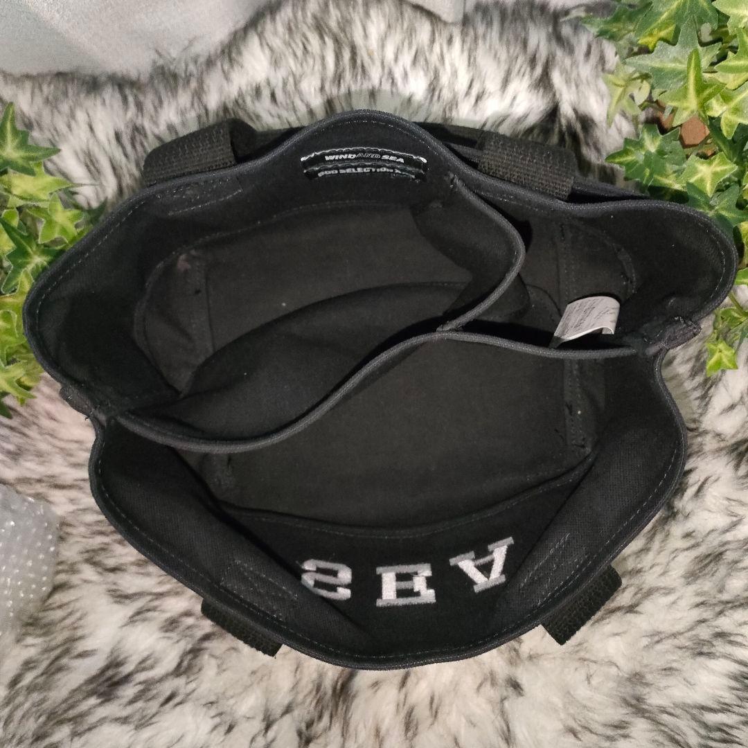 WINDANDSEA GODSELECTIONトートバッグ ブラックコラボSEA