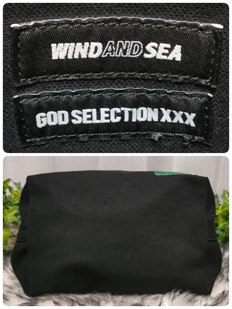 WINDANDSEA GODSELECTIONトートバッグ ブラックコラボSEA