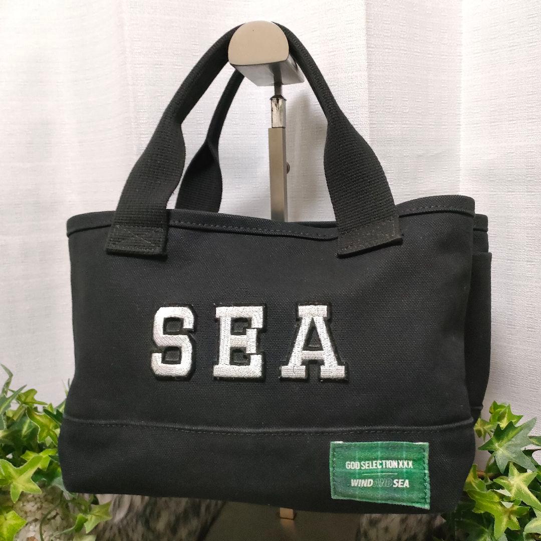 WINDANDSEA GODSELECTIONトートバッグ ブラックコラボSEA