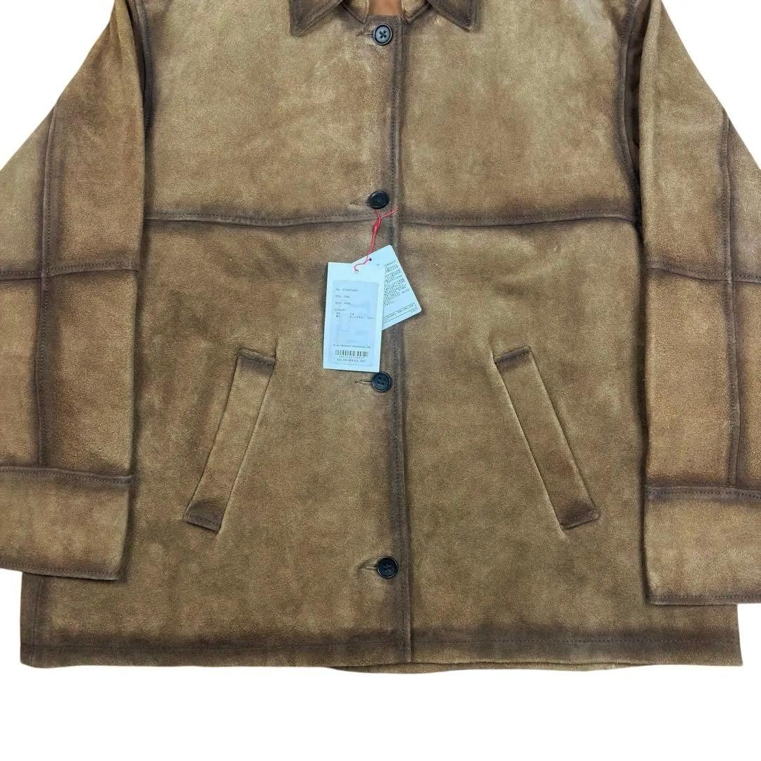 未使用 MAISON SPECIALリアル スエード ジャケット キャメル