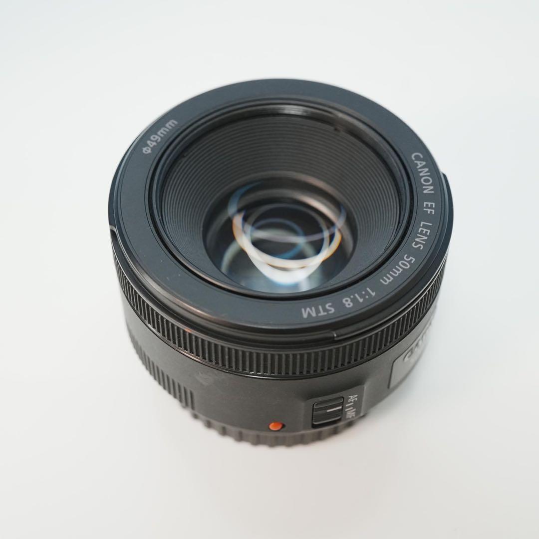 Canon純正 50mm F1.8 STM 標準レンズ 美品 a4940