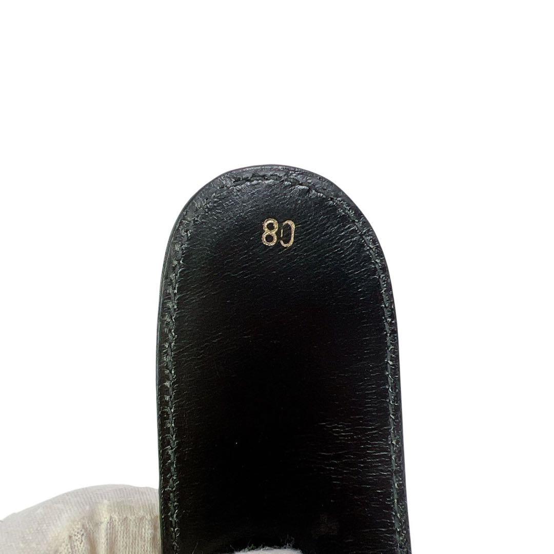 GUCCI グッチ オールドグッチ レザー ベルト ブラック