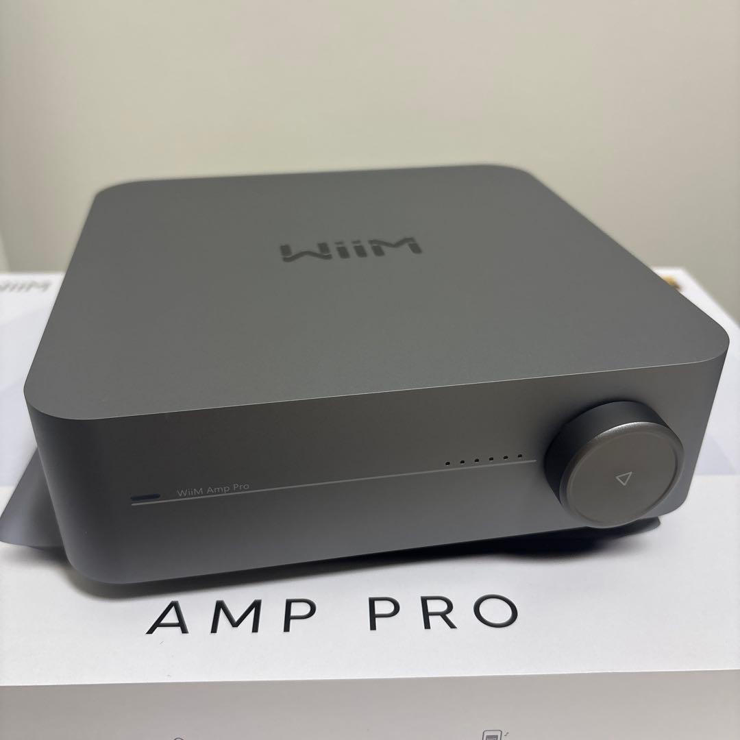 Wiim Amp Pro ストリーミングアンプ ストリーマー ダークグレー