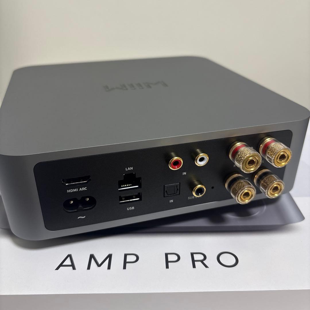 Wiim Amp Pro ストリーミングアンプ ストリーマー ダークグレー