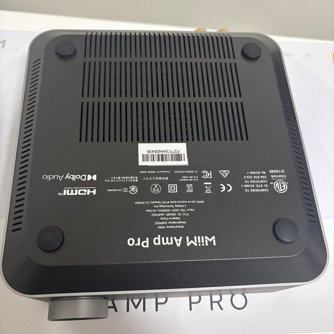 Wiim Amp Pro ストリーミングアンプ ストリーマー ダークグレー