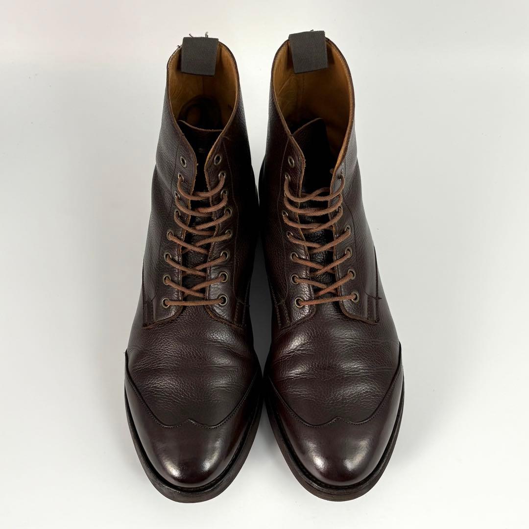 mmm2様 クロケット＆ジョーンズ レースアップブーツ ウイングチップ ブラウン