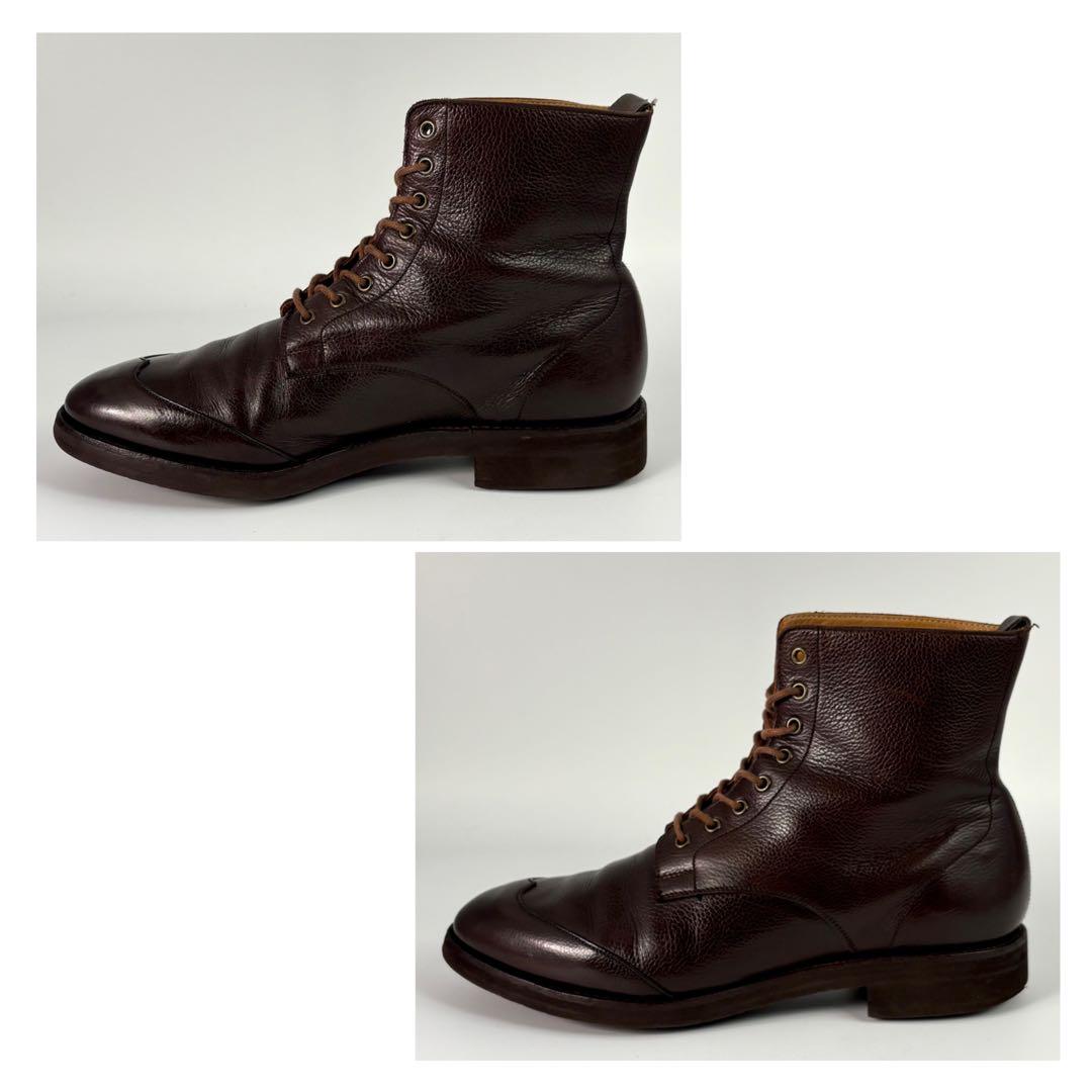 mmm2様 クロケット＆ジョーンズ レースアップブーツ ウイングチップ ブラウン