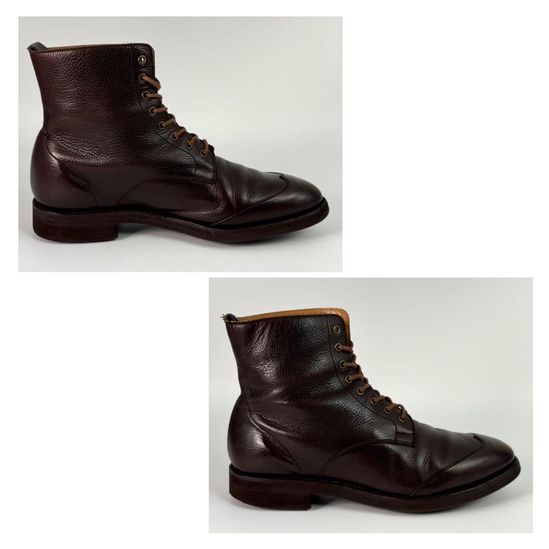 mmm2様 クロケット＆ジョーンズ レースアップブーツ ウイングチップ ブラウン
