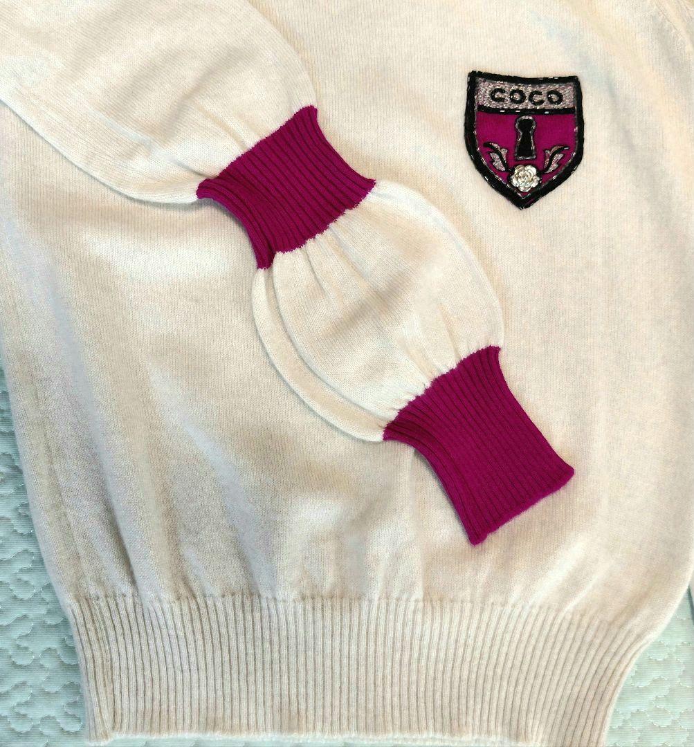 CHANEL ニット セーター ココワッペン [カシミア100%]