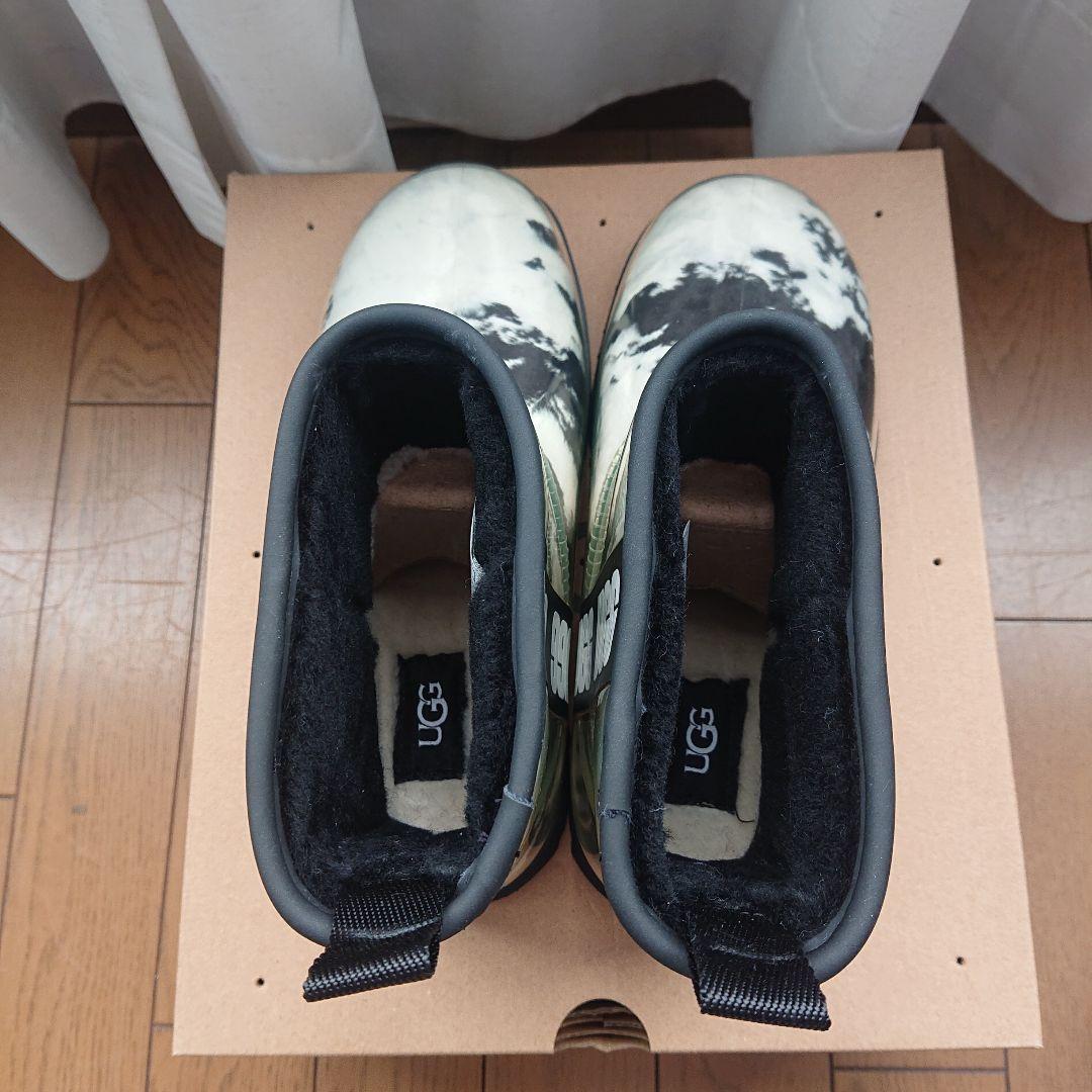 UGG レインブーツ ホワイト・グリーン・ブラック