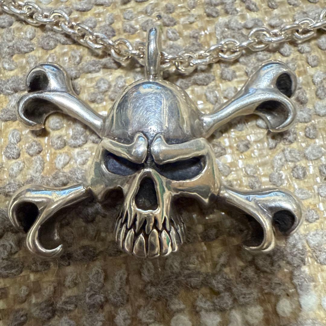 サーティーンデザインズKP-25L4 SKULL スカル　ネックレス