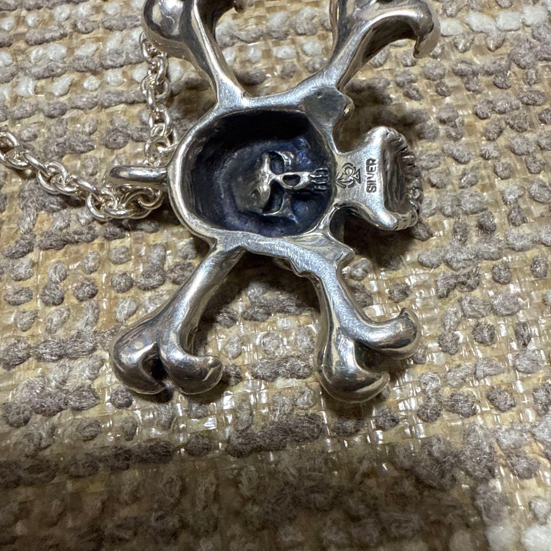 サーティーンデザインズKP-25L4 SKULL スカル　ネックレス