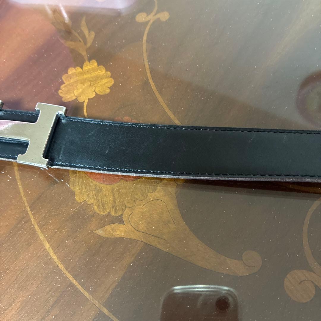 HERMES メンズ黒ベルト