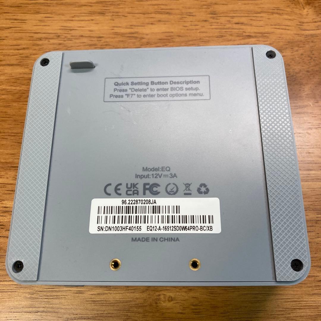 ミニPC Beelink Mini PC EQ12 N100