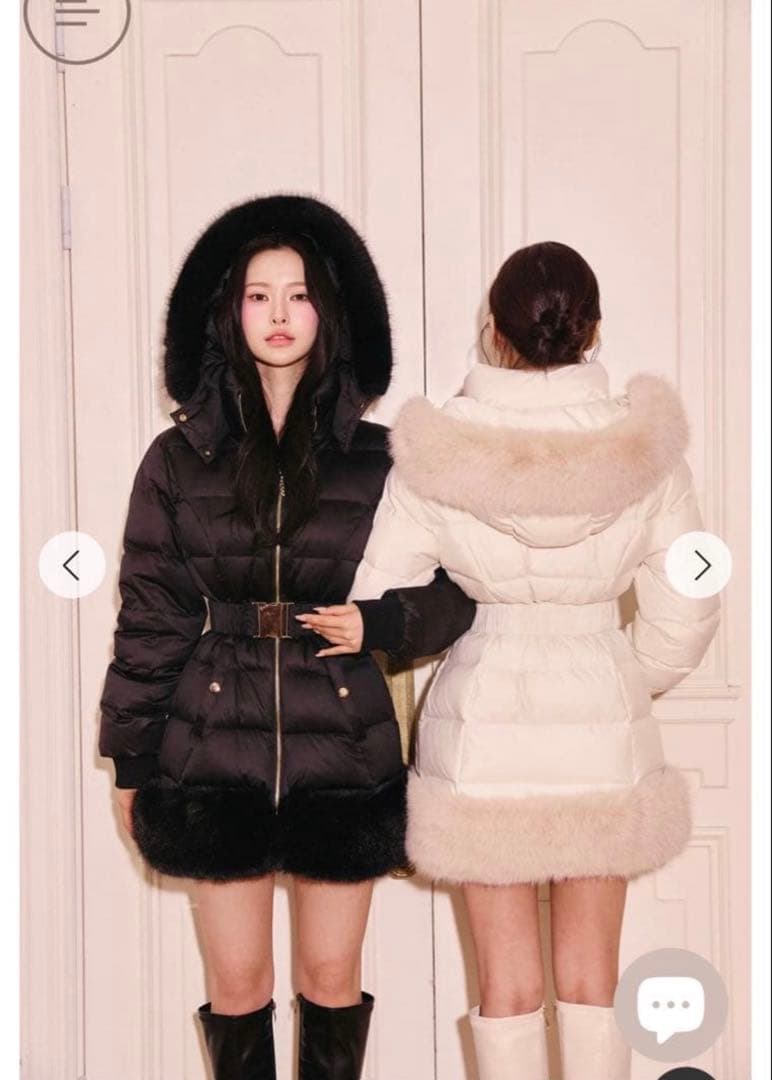 最終値下げ！RANDY カービーファーダウンジャケット IVO M