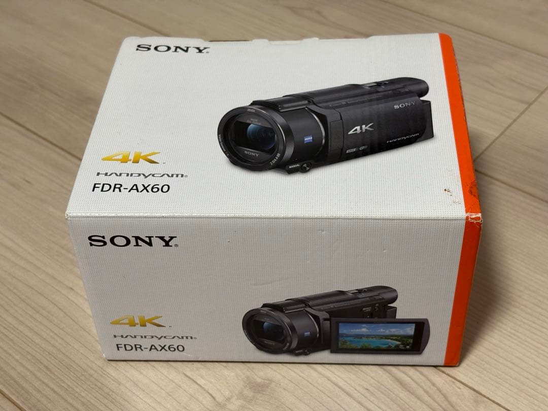 ネ*ロ様 【SONY】FDR-AX60 4K　ECM-GZ1M（ガンマイク）セッ