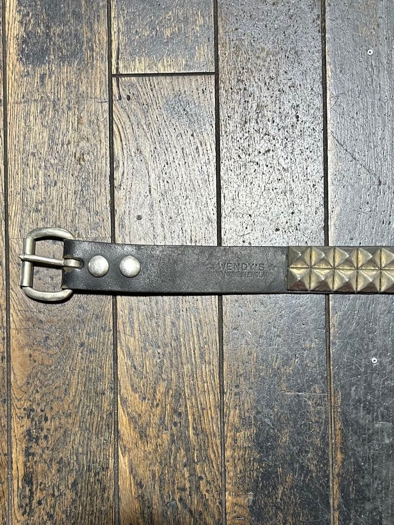 WENDY'S ウェンディーズ　二連スタッズベルト全長100cm