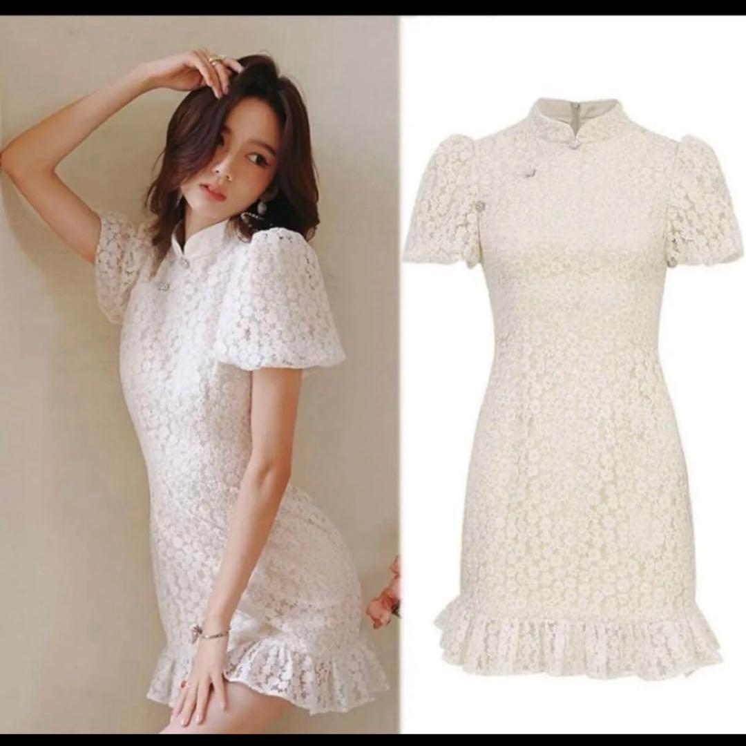 sincethen(シンスゼン) チャイナドレス風ミニワンピース