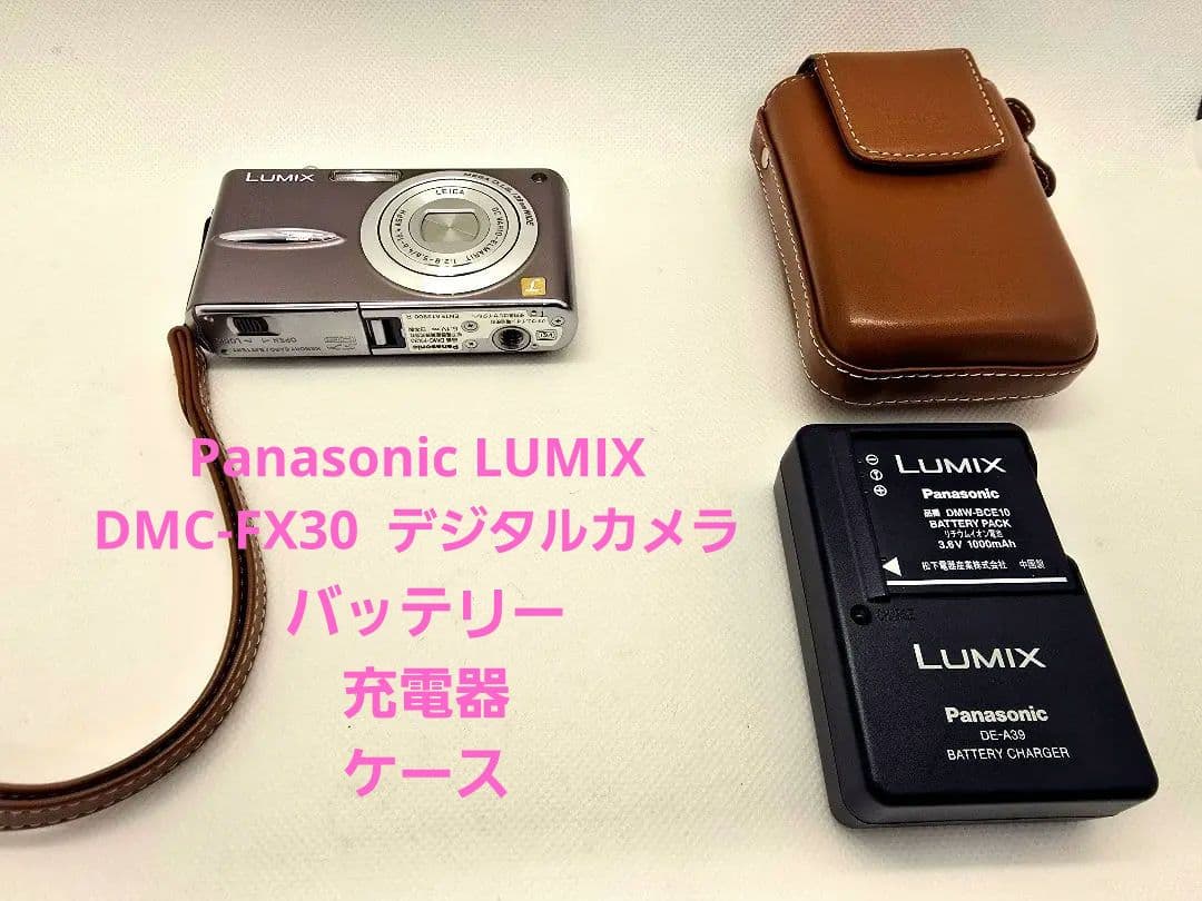 【超美品】Panasonic LUMIX DMC-FX30 付属品付 ケース付き