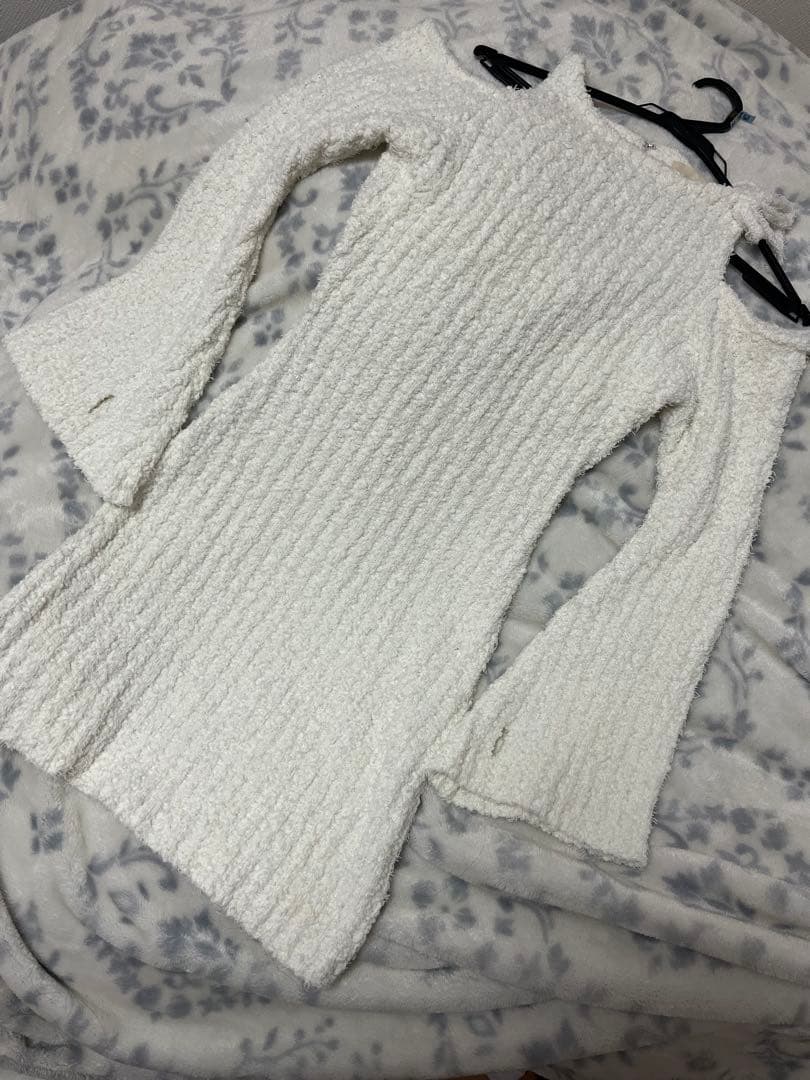 ワンピース andmary Nora knit mini dress