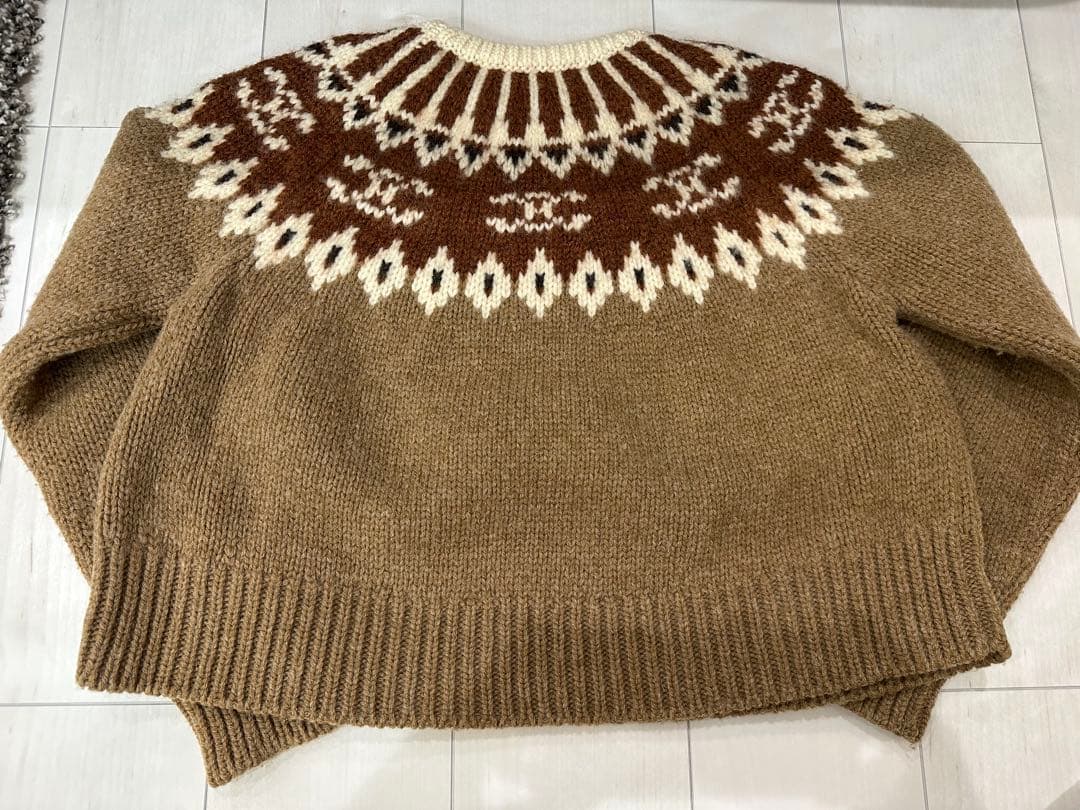 セリーヌ　ノルデックトリオンフ柄CELINE セーター XS