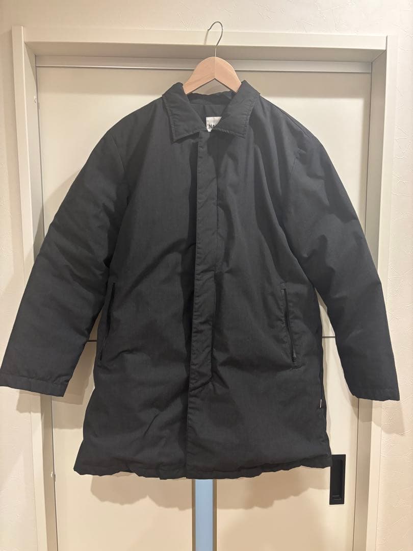 NANGA HINOC ブラック ミドルダウンコート Mサイズ