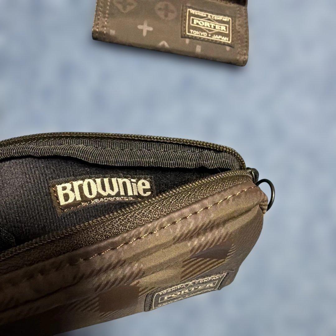 g*2様 HEAD PORTER Brownie ボディバッグ ブラウン
