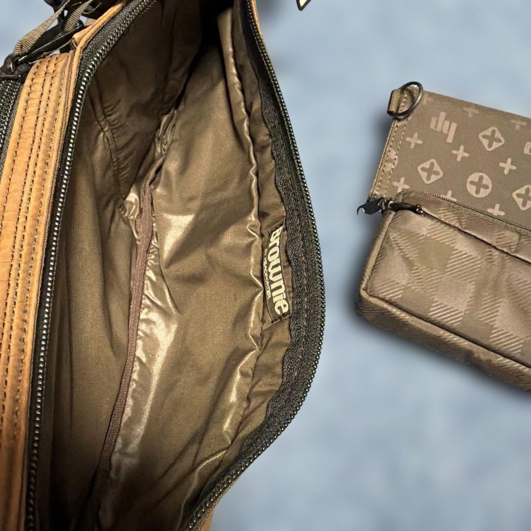 g*2様 HEAD PORTER Brownie ボディバッグ ブラウン