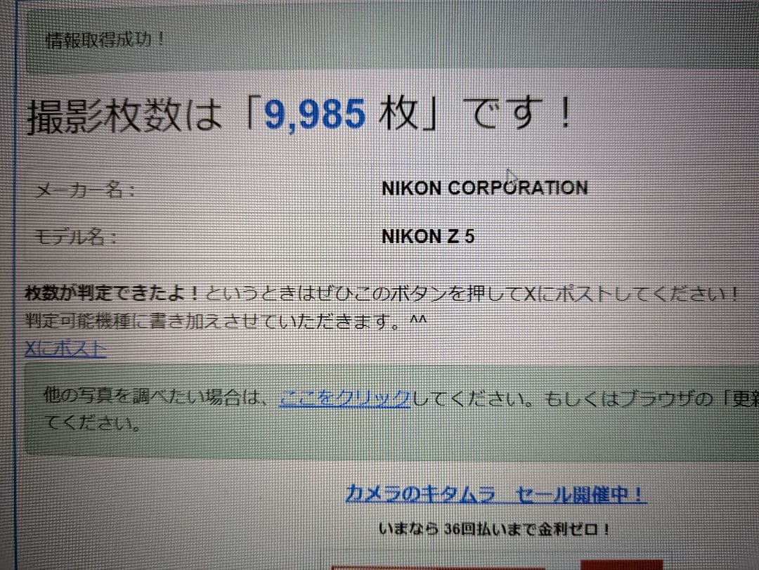 Nikon Z5 ミラーレスカメラ レザーカバー付き（シャッター回数9985回）