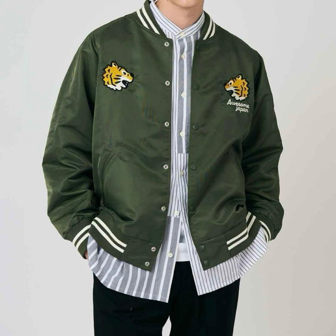 新品未使用graniph Awesome Japan スカジャンオリーブグリーン