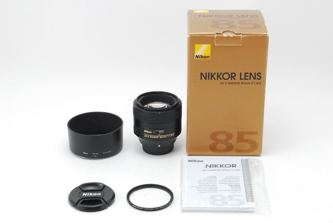【美品箱付】ニコン Nikon AF-S NIKKOR 85mm f/1.8 G