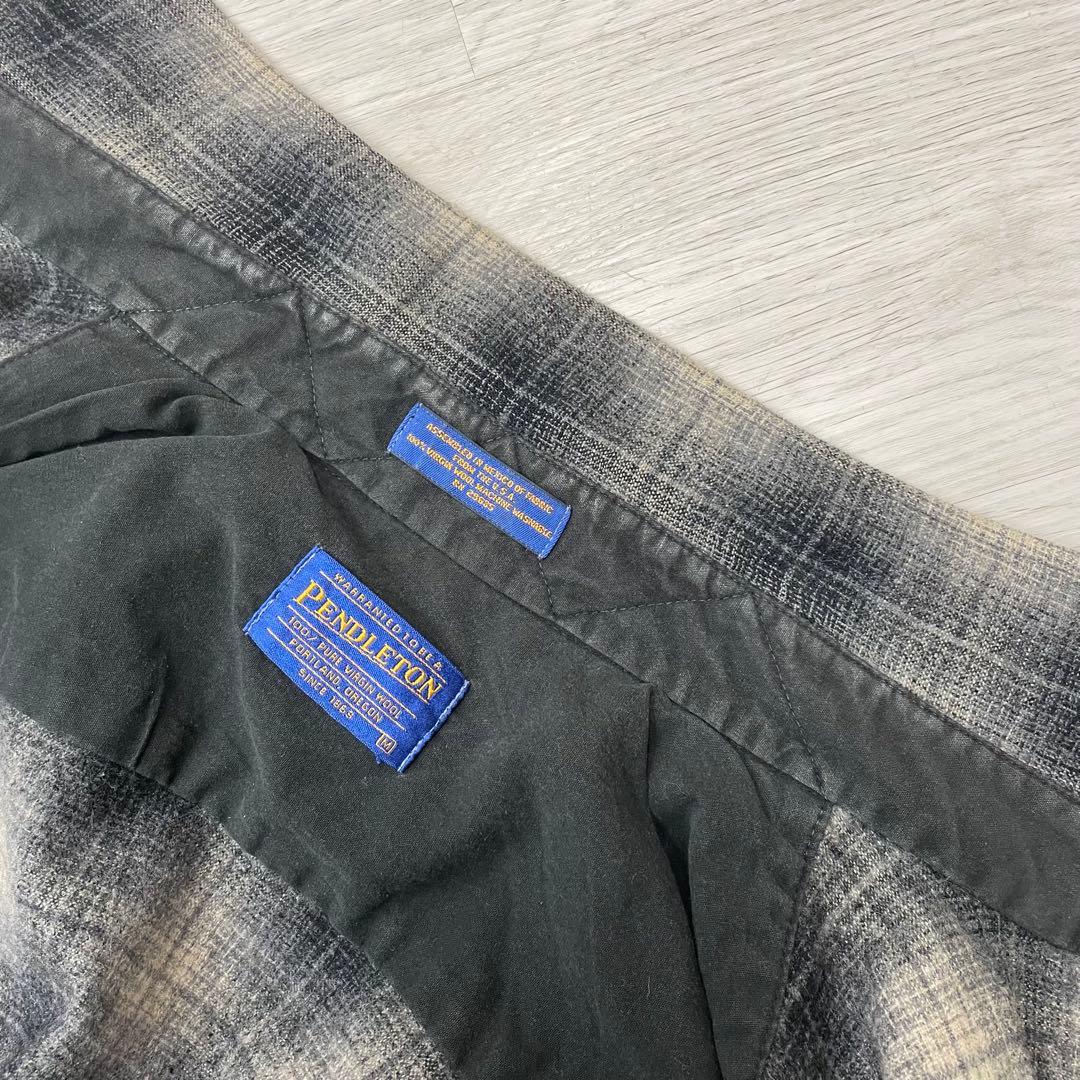 ペンドルトン オンブレチェック ネルシャツ 長袖 M