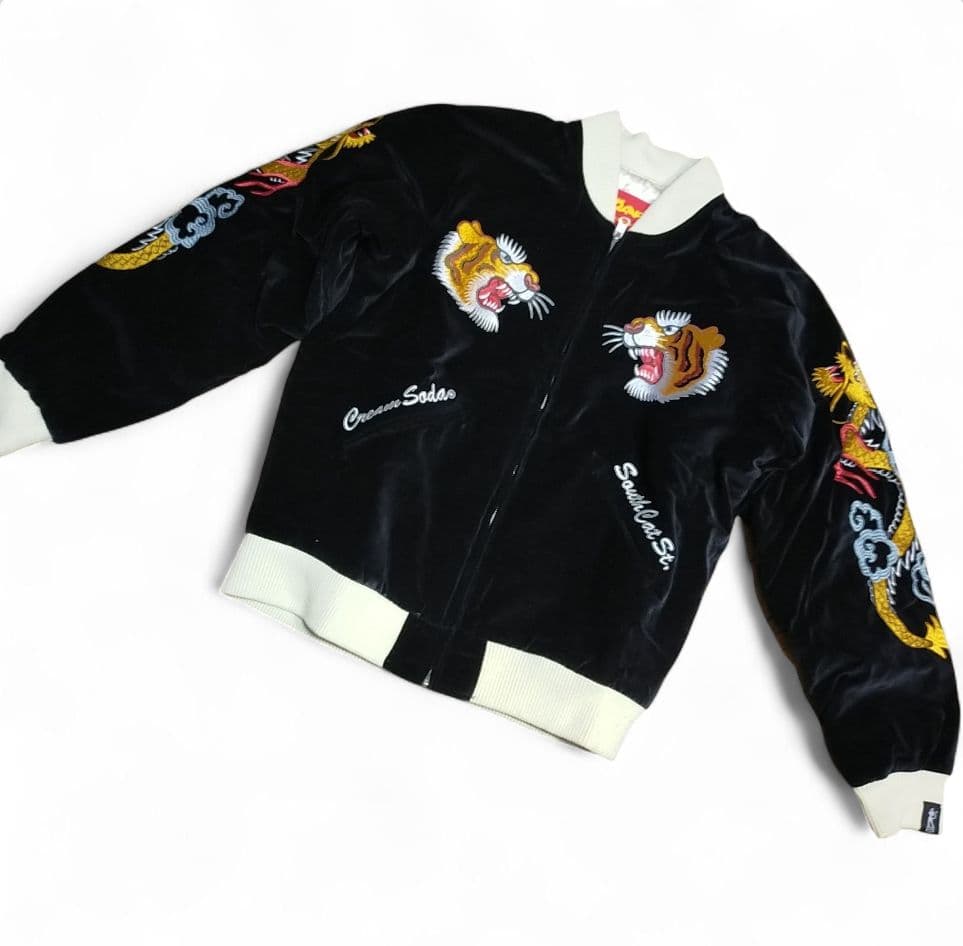 レア ★ CREAMSODA 別珍 スカジャン 40周年 リバーシブル ★F41