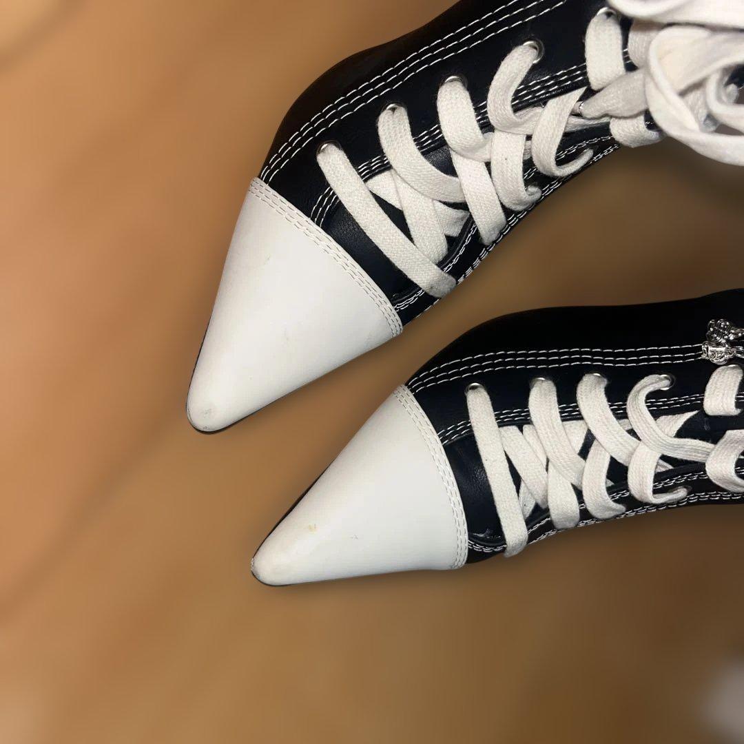 YELLO イエロ レースアップショートブーツ