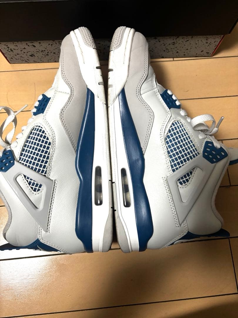 靴 Nike Air Jordan 4 Retro Industrial Blue