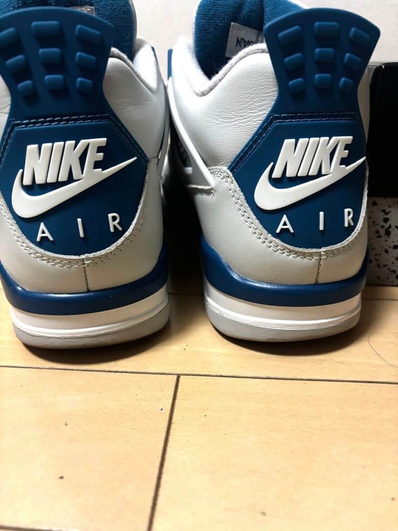 靴 Nike Air Jordan 4 Retro Industrial Blue